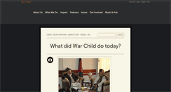 Desktop Screenshot of blog.warchild.org.uk